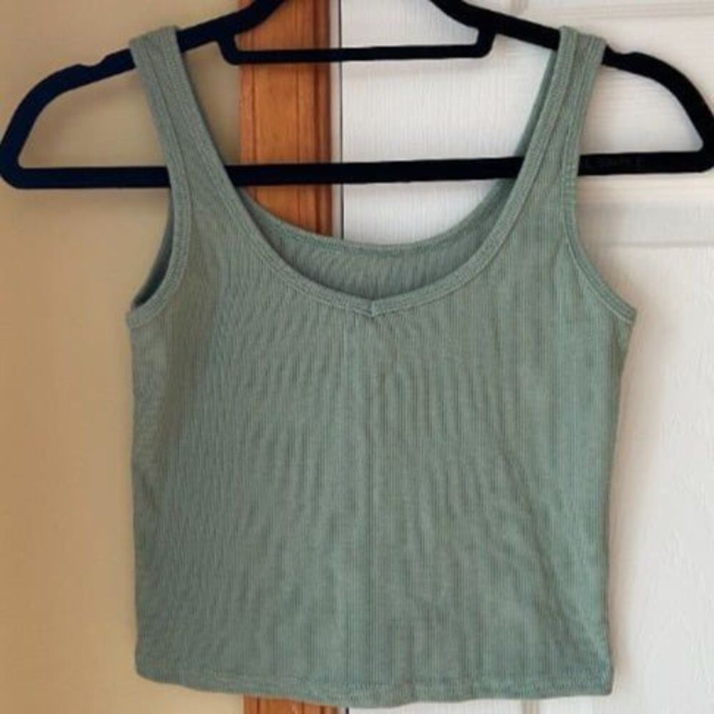 2 Shein Tank Tops, black and green